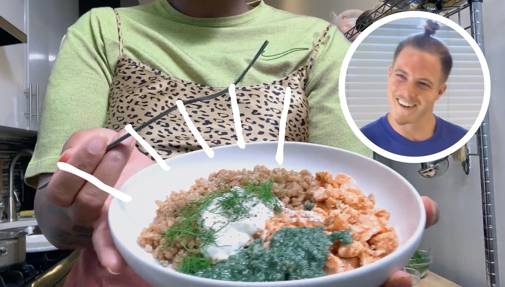Receptes per a atletes: bol de salmó ple de macronutrients de Noah Ohlsen