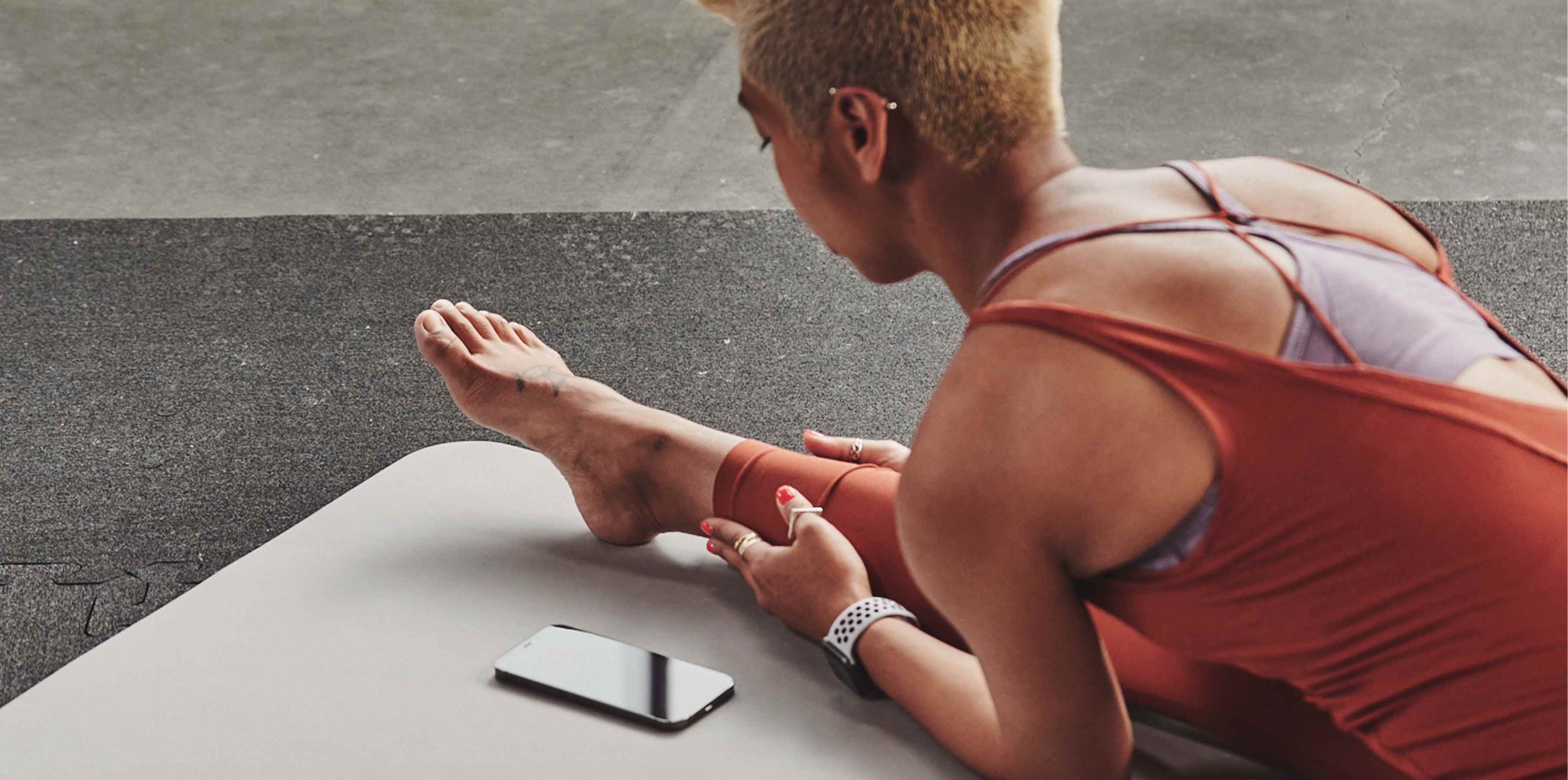 Nike Training Club App. Home Workouts