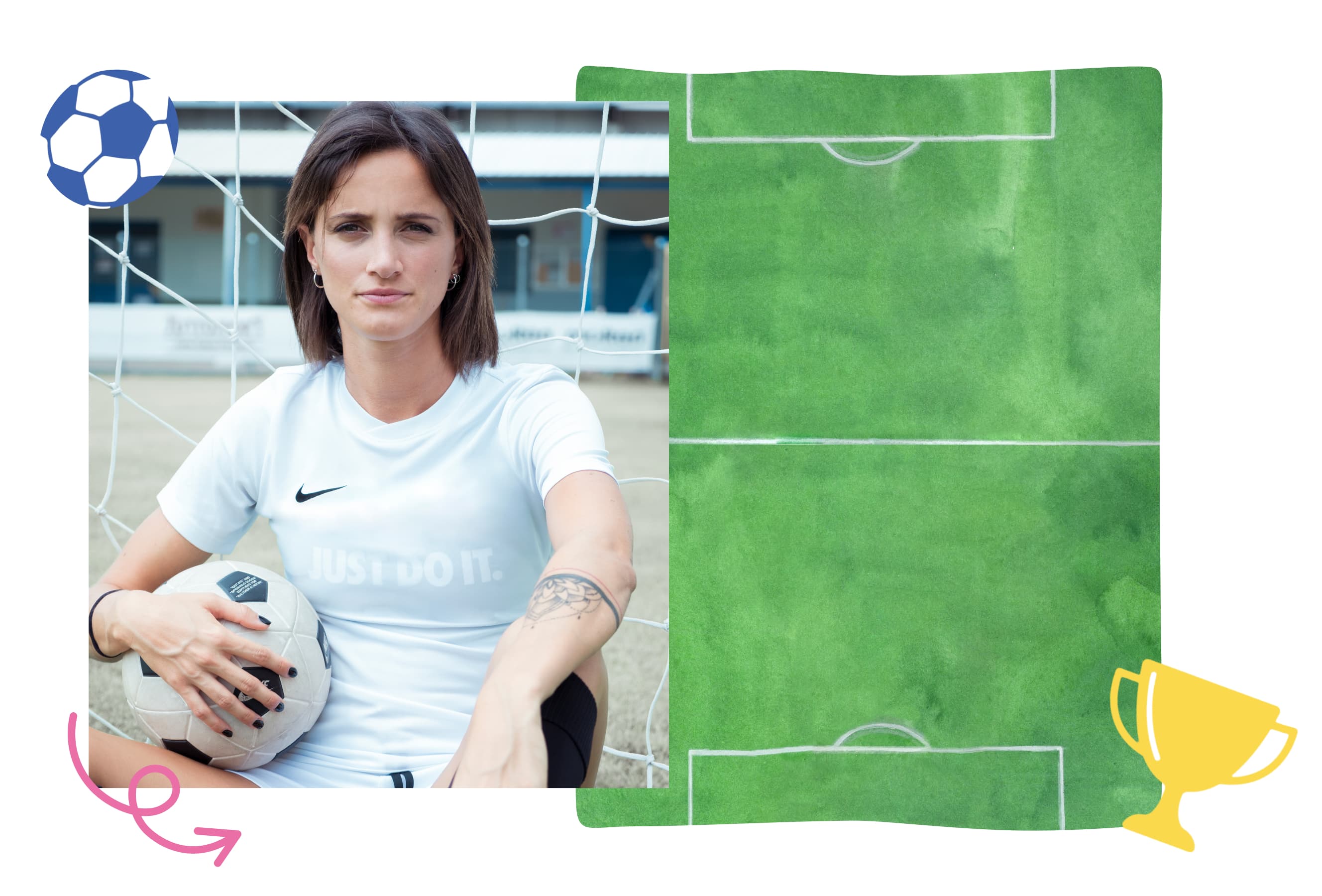 Histórias de futebol: Barbara Bonansea. Nike PT