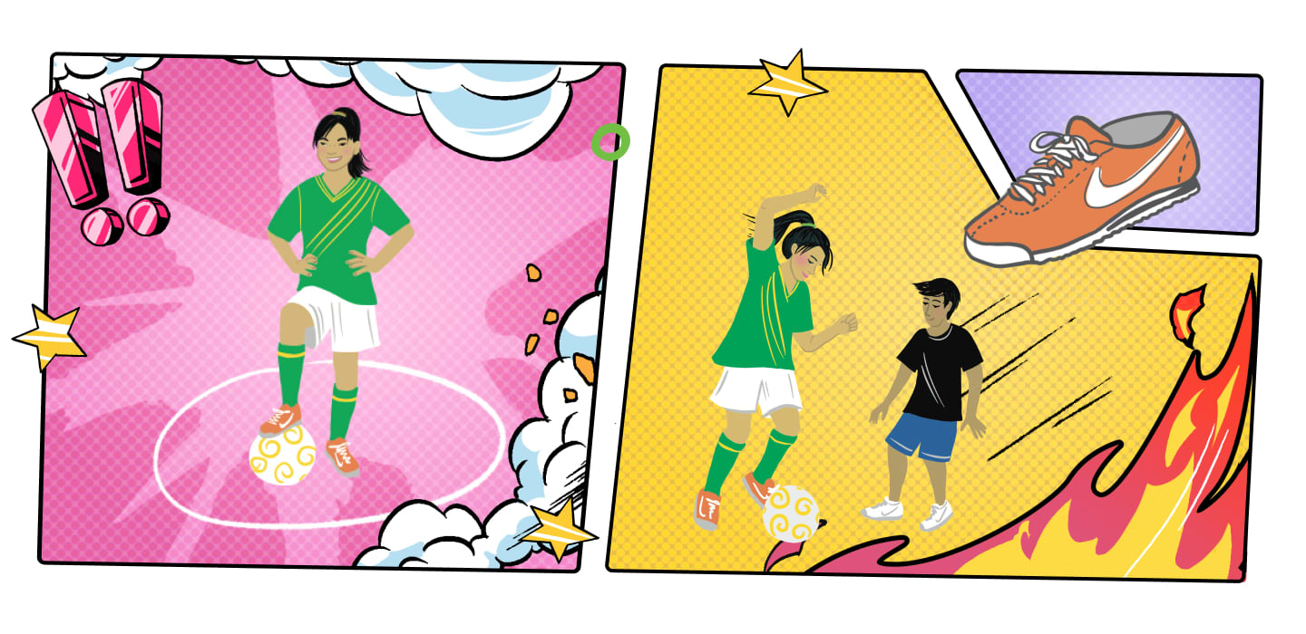 Exercicis de futbol per a nenes - Nike