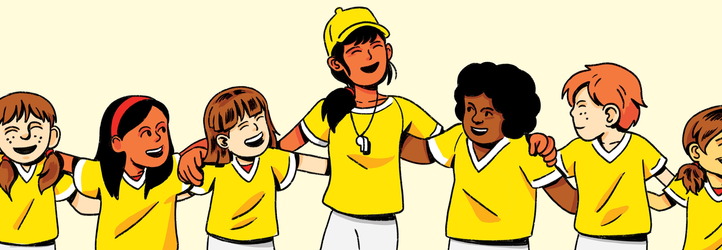 สนับสนุนเด็กหญิงให้สร้างสายสัมพันธ์ในเกมกีฬา