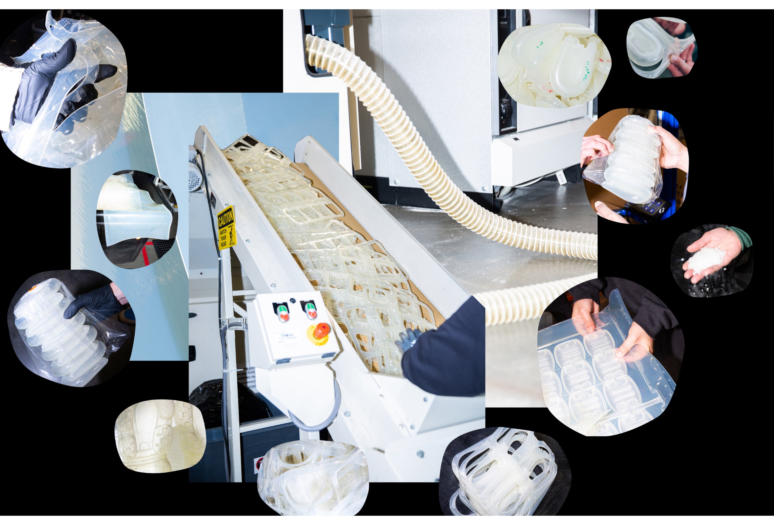 Herstellen von Nike Air per In-House-Recycling