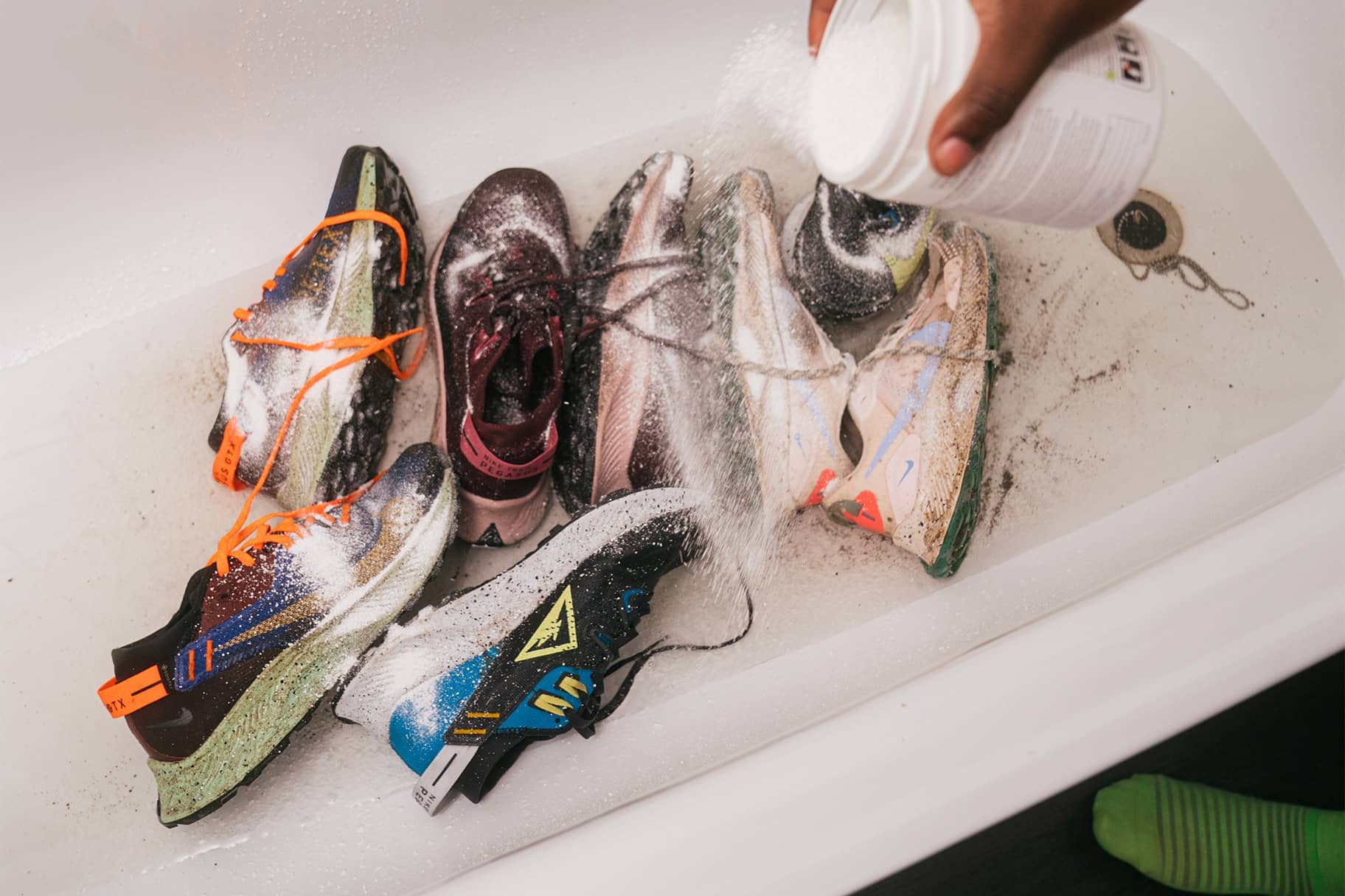 Com pots netejar les sabatilles de running
