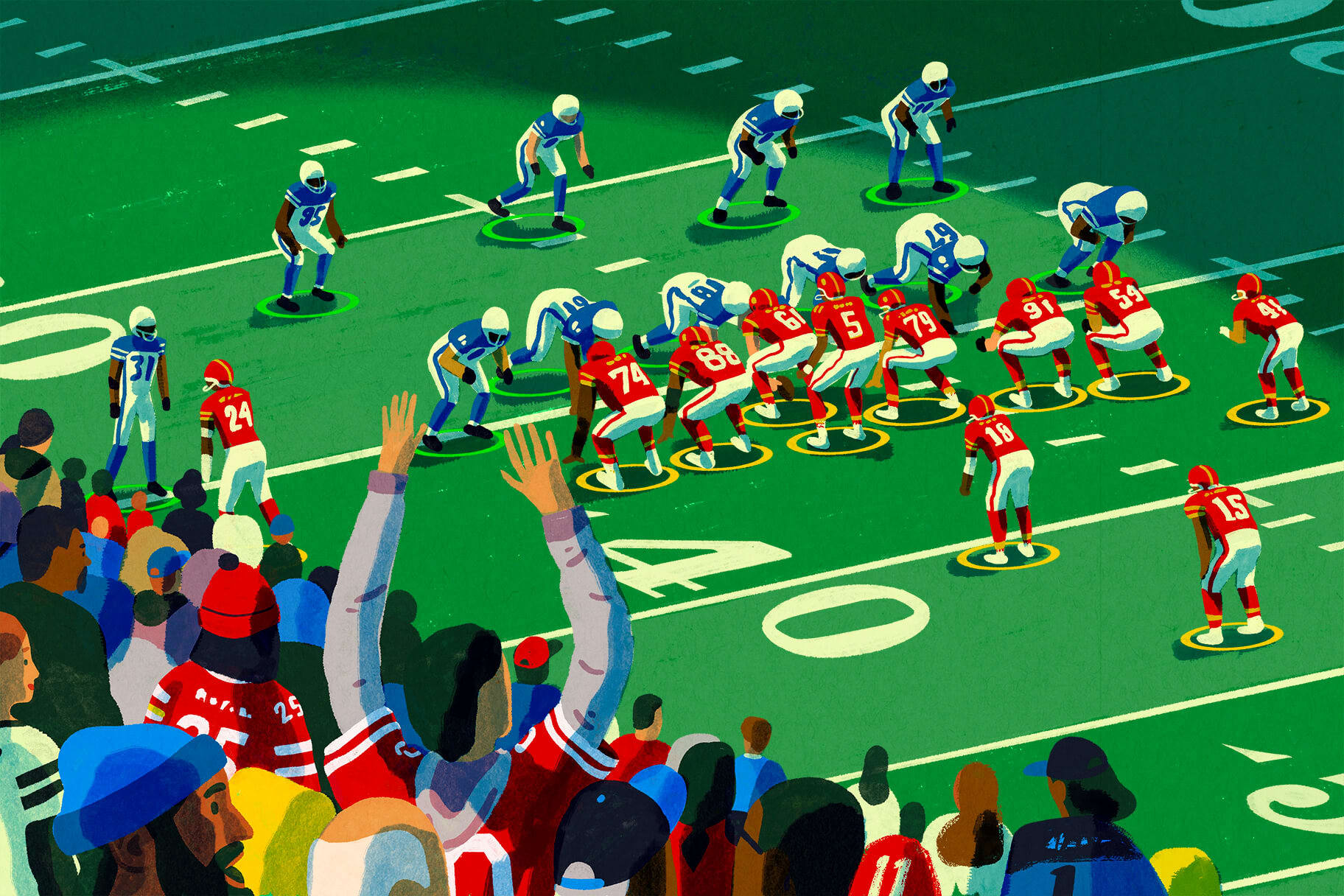 Was sind die Positionen der Spieler:innen beim American Football?