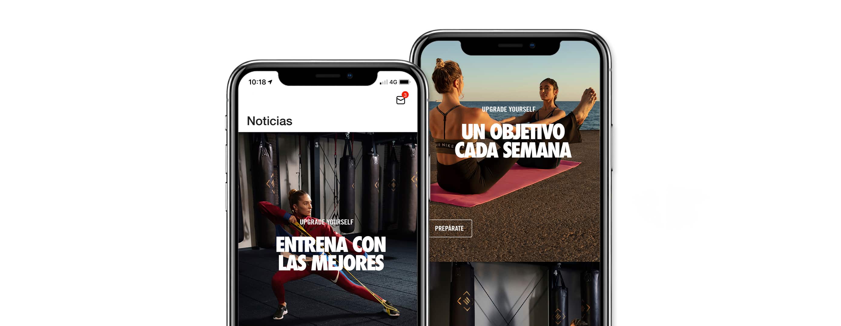 Productos de entrenamiento fitness de Nike