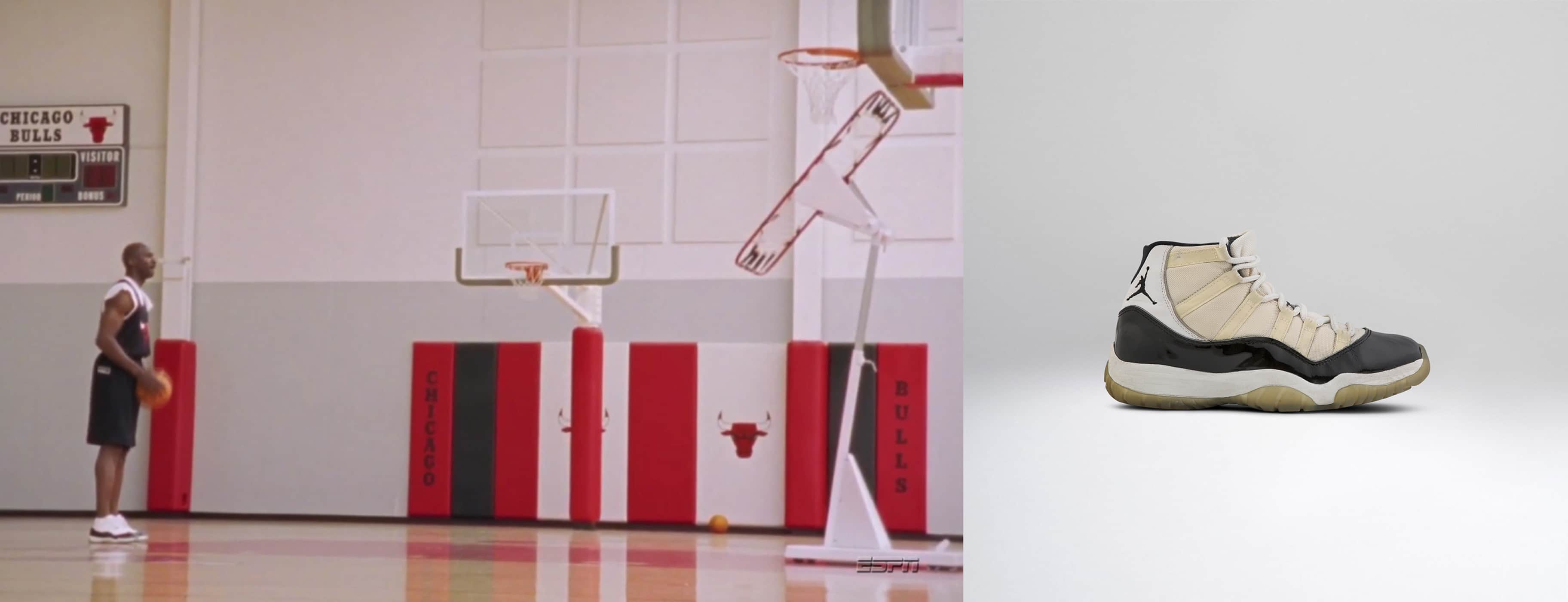 A legemlékezetesebb cipők, amelyeket Michael Jordan „Az utolsó bajnokságig” című sorozatban viselt.