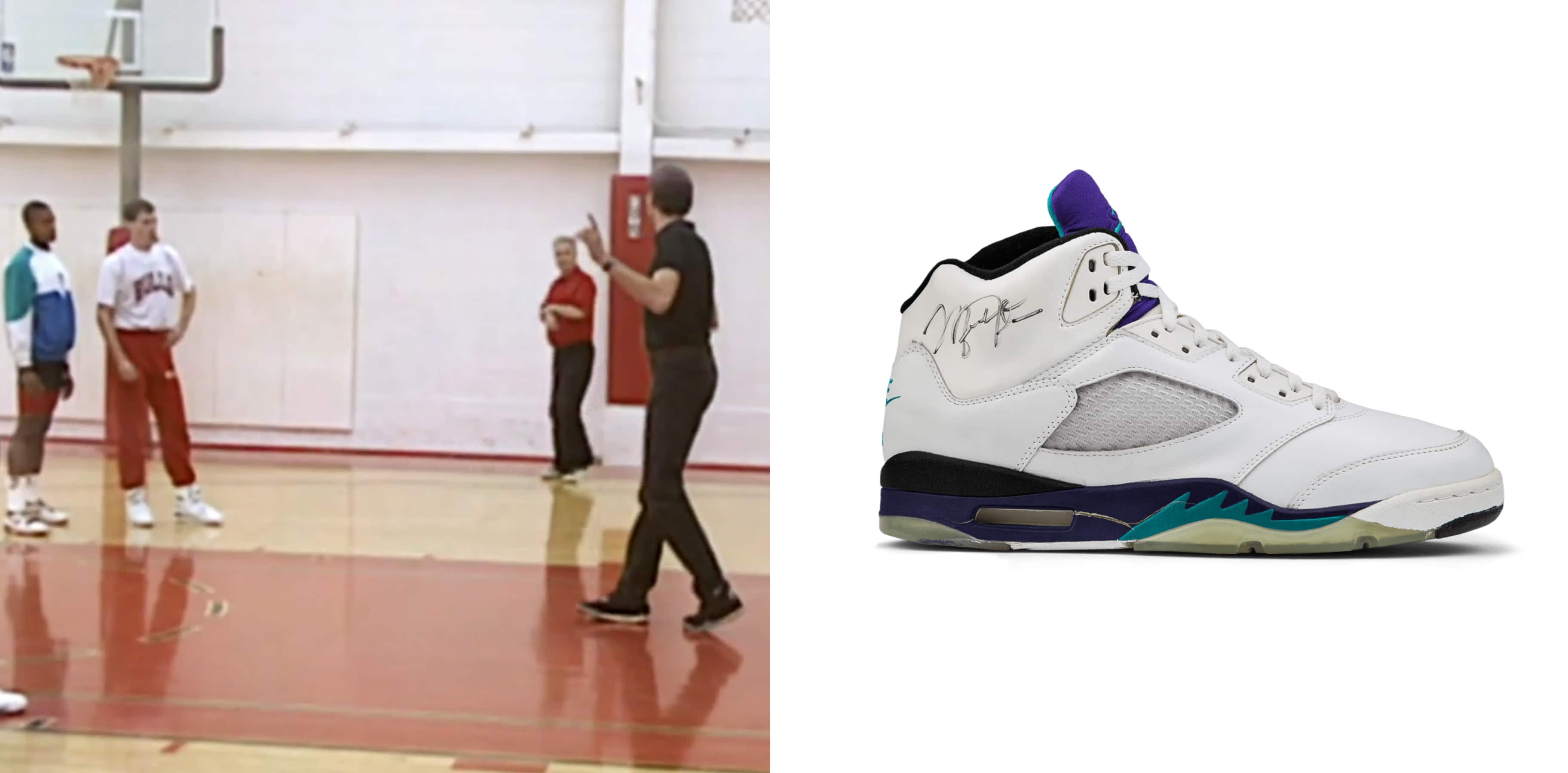 A legemlékezetesebb cipők, amelyeket Michael Jordan „Az utolsó bajnokságig” című sorozatban viselt.