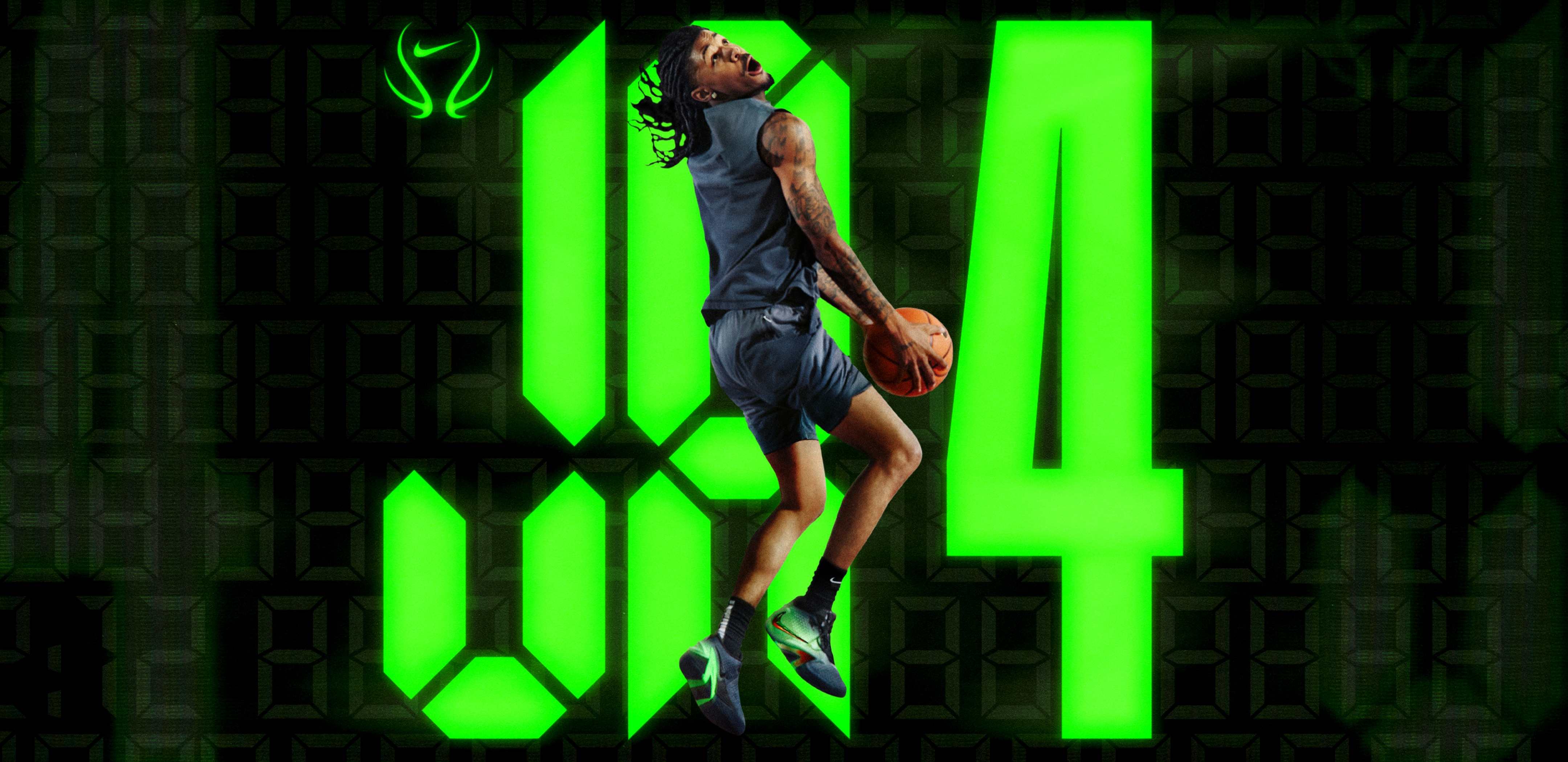 Nike 籃球, JA 4 ‘NIGHTMARE’