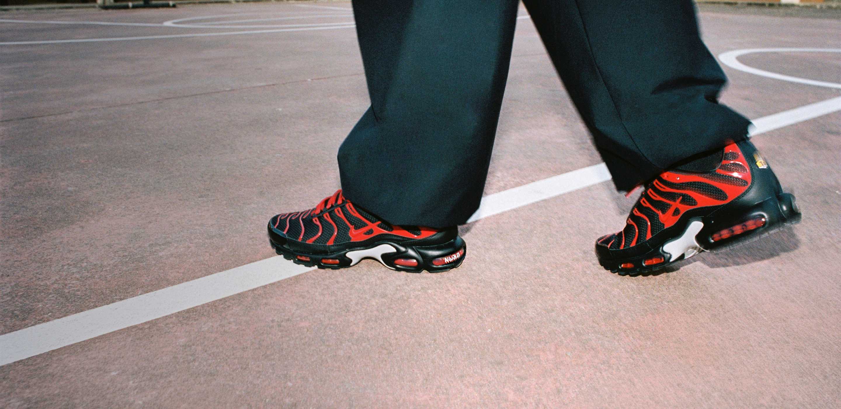 Nico Williams Air Max Plus | Nike By You | Nike, “It's an iconic <br>shoe, and this <br>design fits <br>perfectly <br>with the way <br>I dress.”