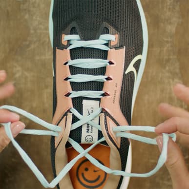 How to lace running shoes. Nike IN