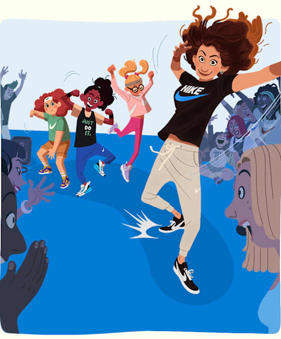 JJ Roble: coach di calcio per bambine e ragazze
