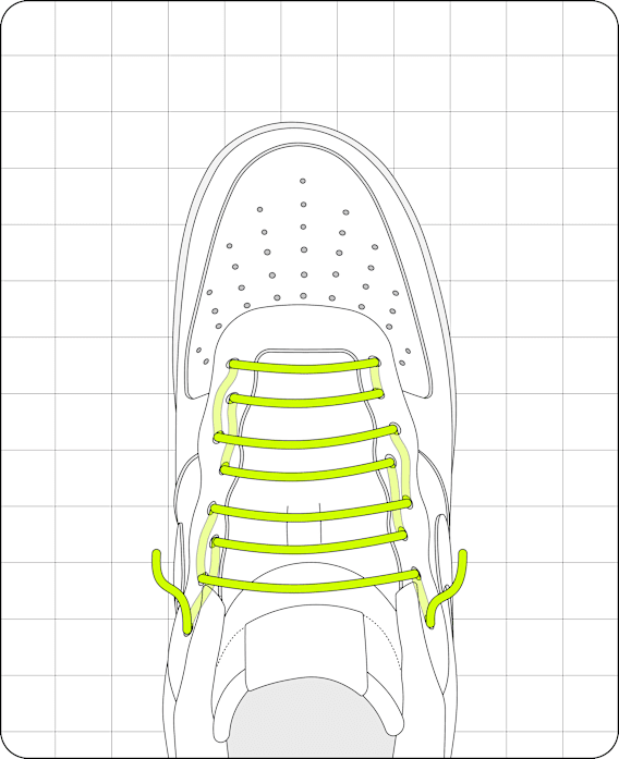 Transforme ta paire de chaussures grâce à différents types de laçage