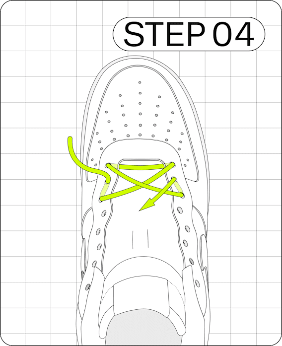 Transforme ta paire de chaussures grâce à différents types de laçage