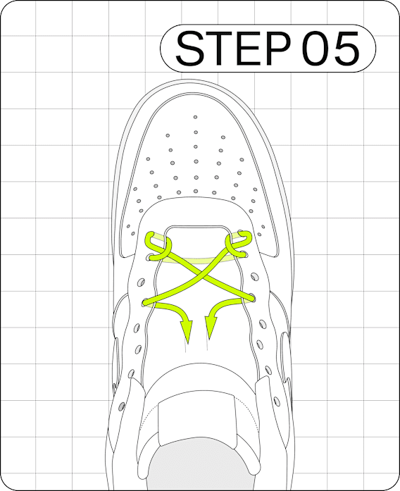 Transforme ta paire de chaussures grâce à différents types de laçage