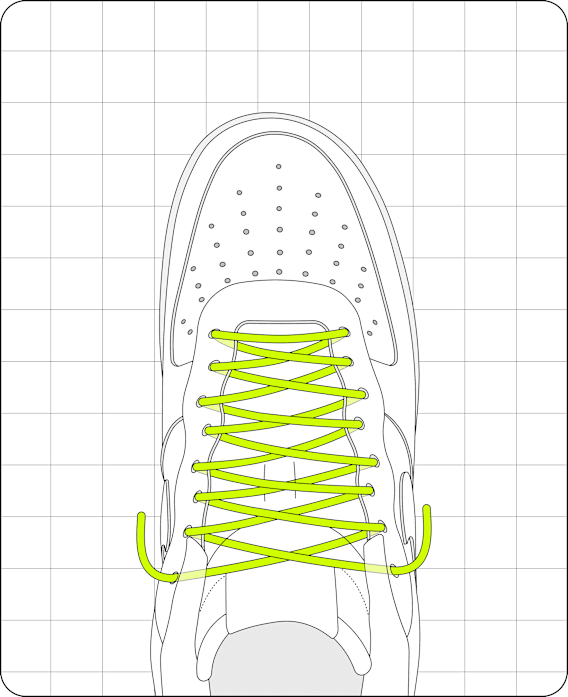 Transforme ta paire de chaussures grâce à différents types de laçage