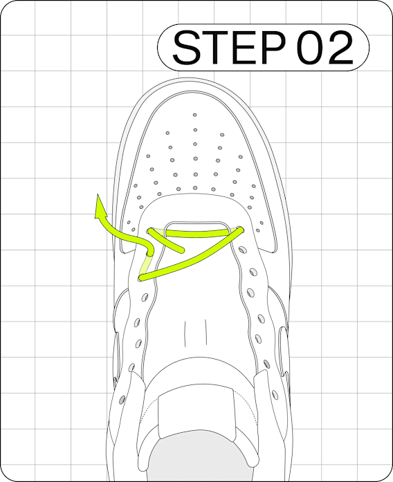 Transforme ta paire de chaussures grâce à différents types de laçage