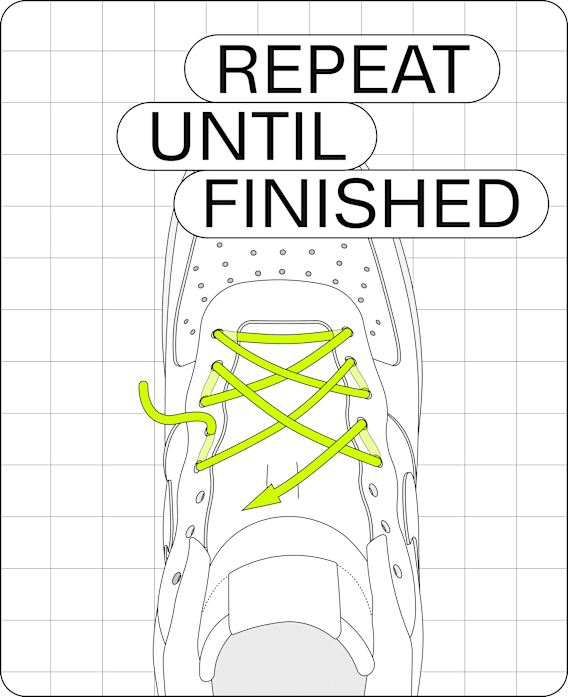 Transform your kicks with fresh lacing patterns