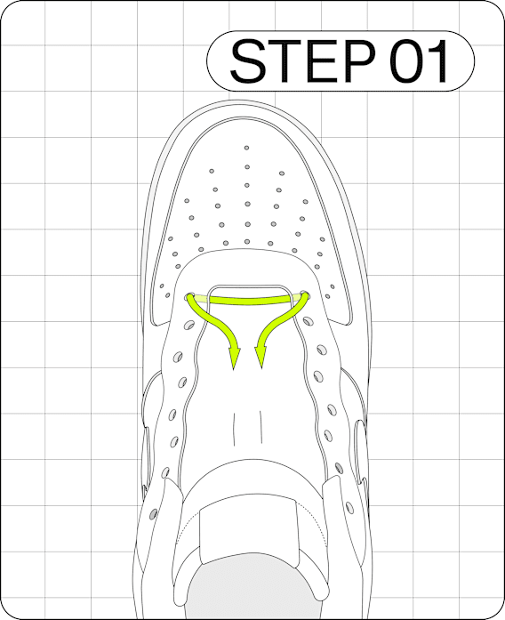 Transforme ta paire de chaussures grâce à différents types de laçage