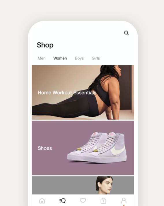 NIKEアプリ