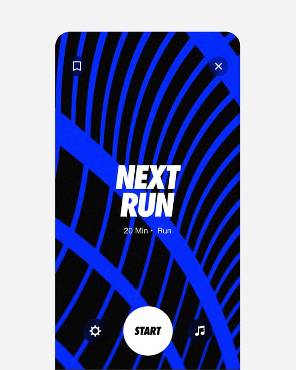 Nike Run Club App, slide 2 of 3
