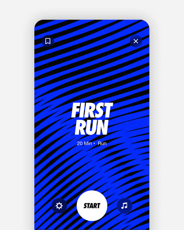 Nike Run Clubアプリ, slide 1 of 3
