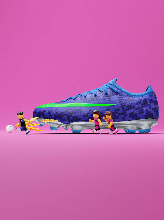 Calçado em destaque, Parceria da Nike com a LEGO®, slide 1 of 3