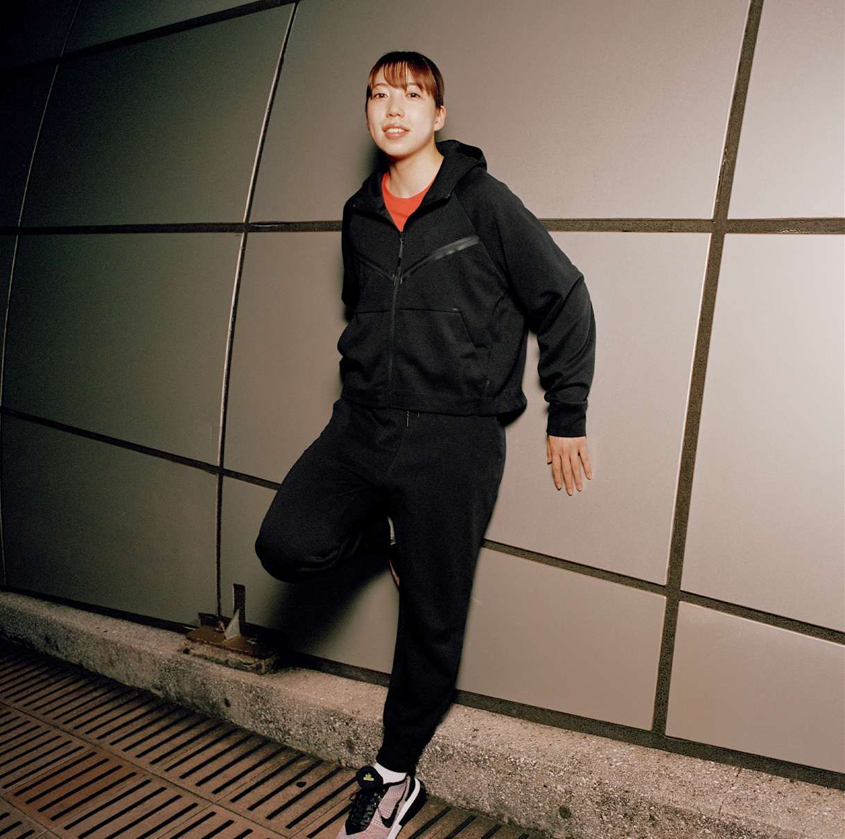 テック フリース 永田萌絵のオフコート