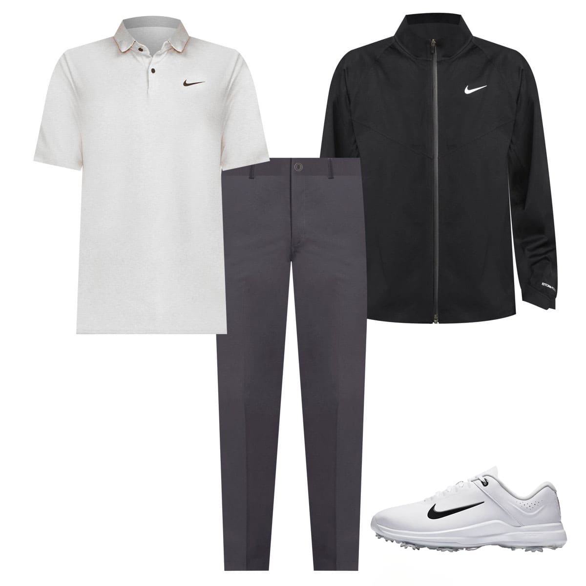 Sept tenues de golf pour homme