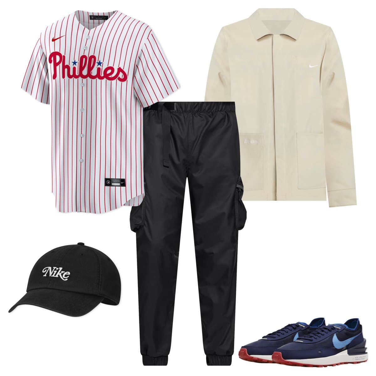 Styling von Nike Baseballtrikots