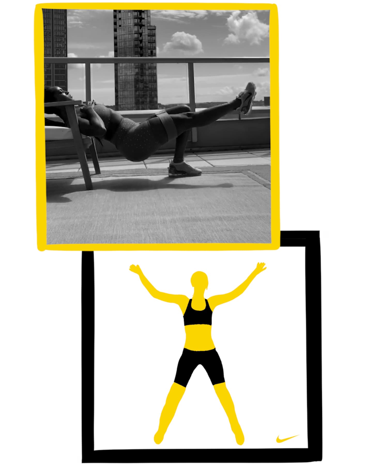 Encuentro de talentos: la entrenadora de fitness Shev Robinson y la coreógrafa Tanisha Scott