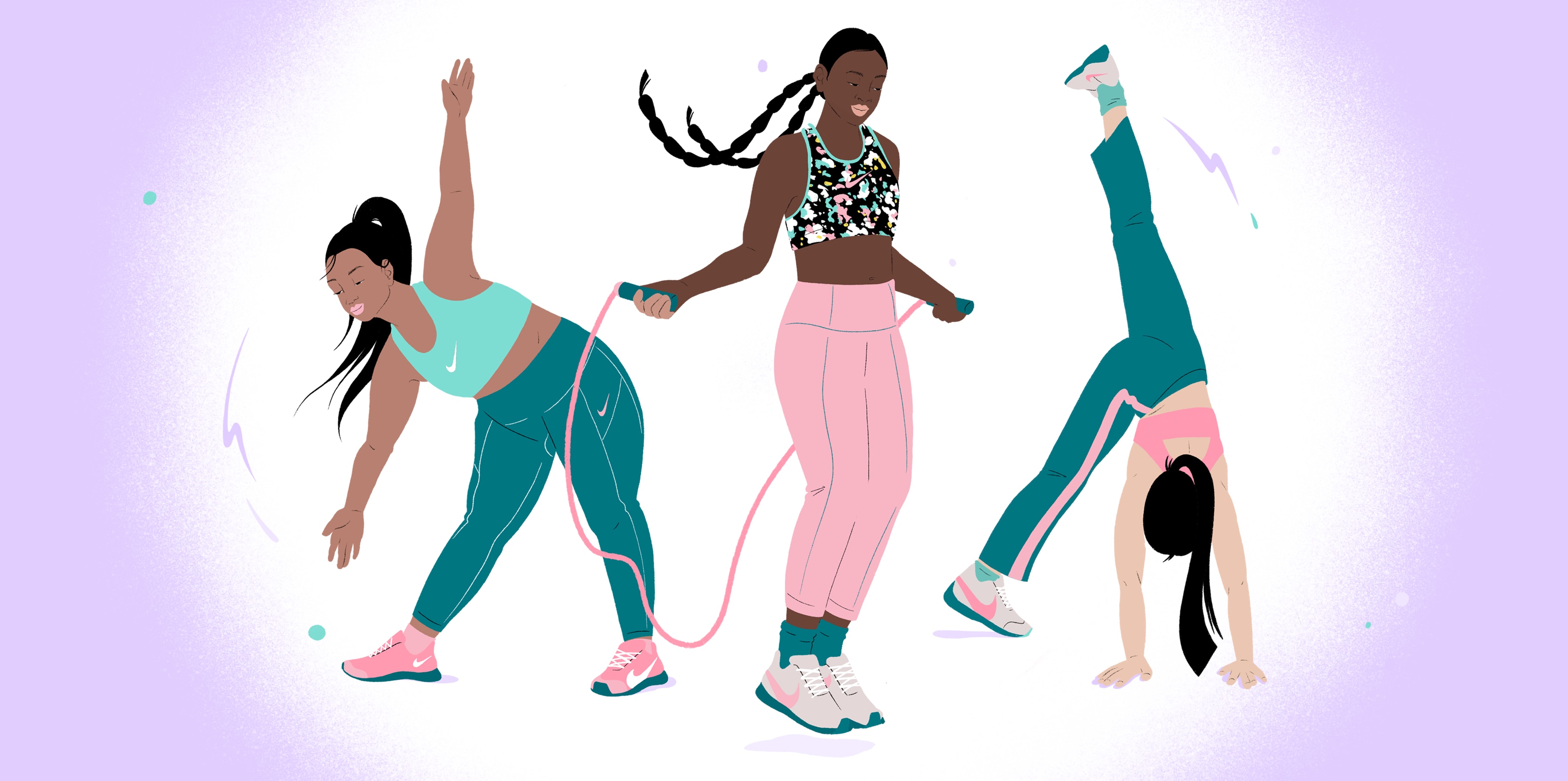 Sujetadores deportivos Nike para niña