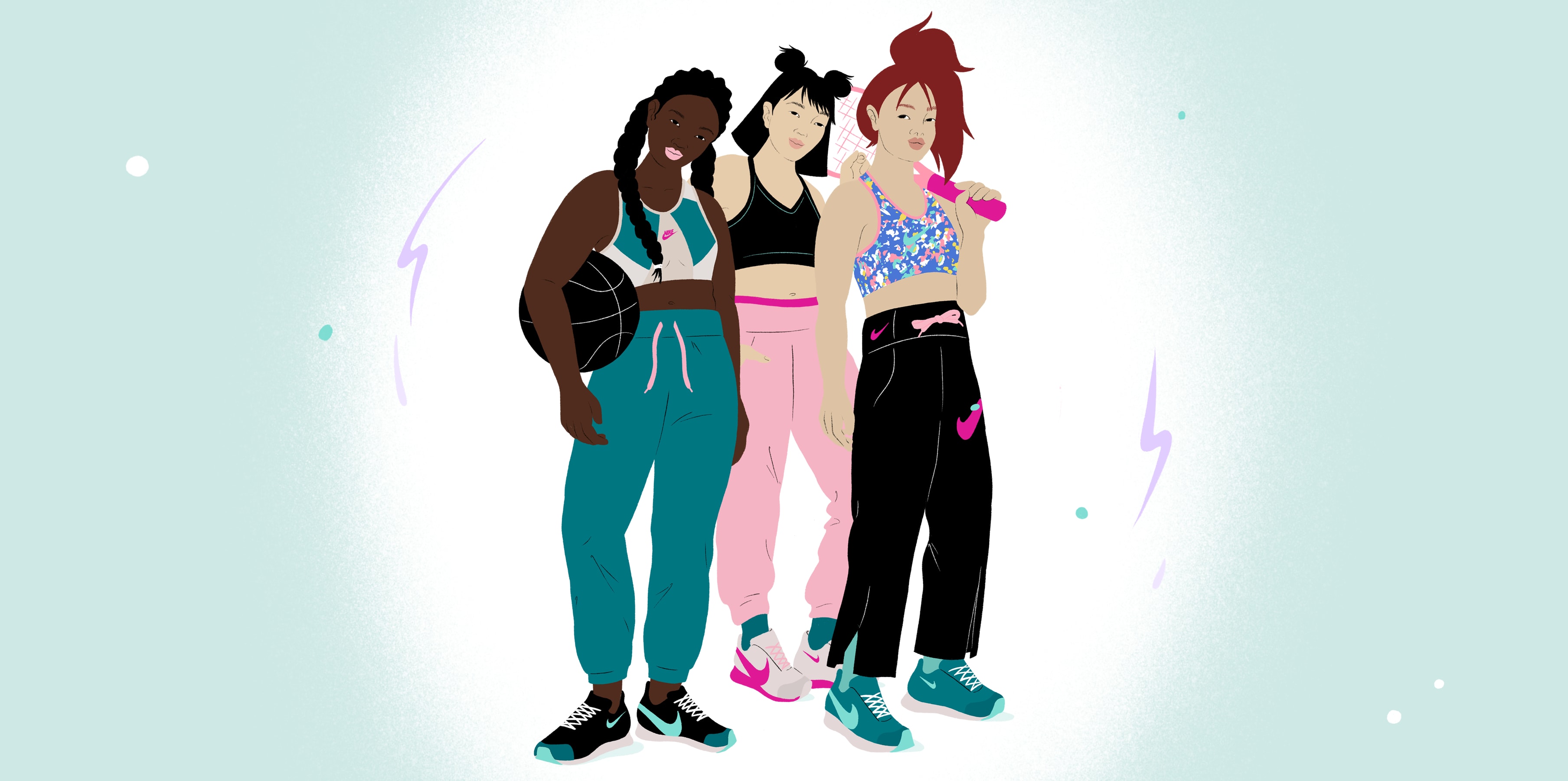 Sujetadores deportivos Nike para niña