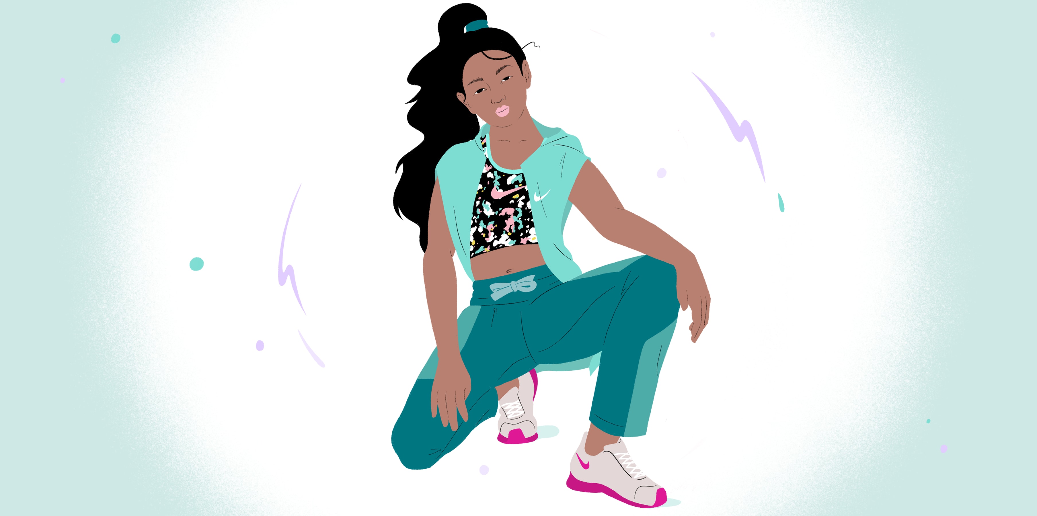 Sujetadores deportivos Nike para niña