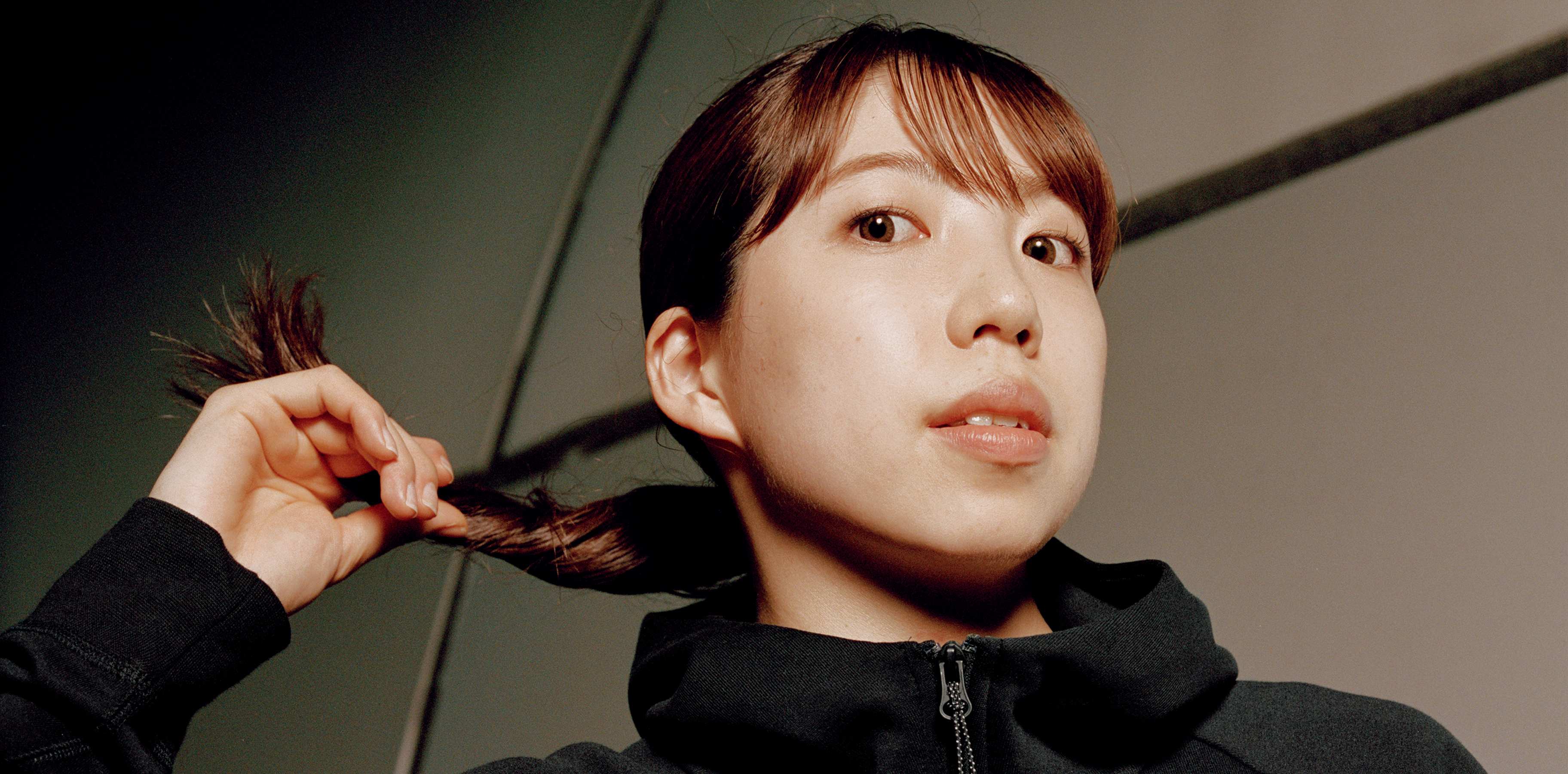 テック フリース 永田萌絵のオフコート