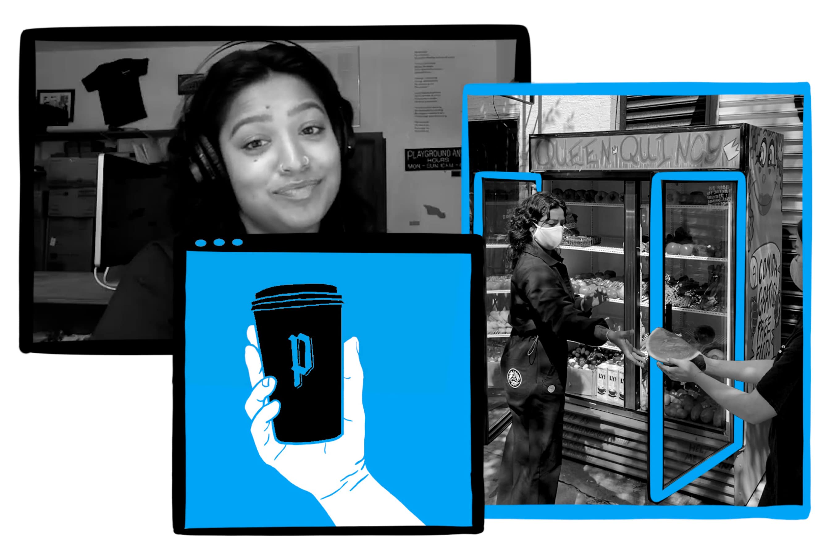 Game Recognize Game: Playground Coffees Zenat Begum med producer Elle Clay