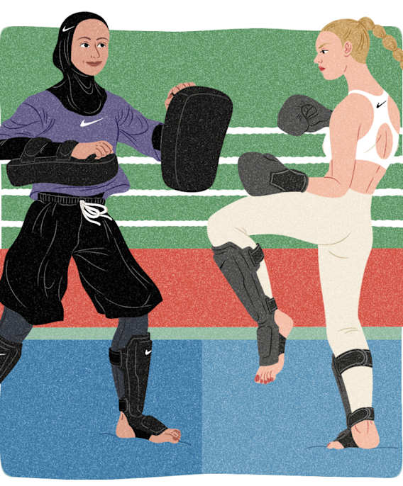 Houda Loukili nous parle du kickboxing chez les filles