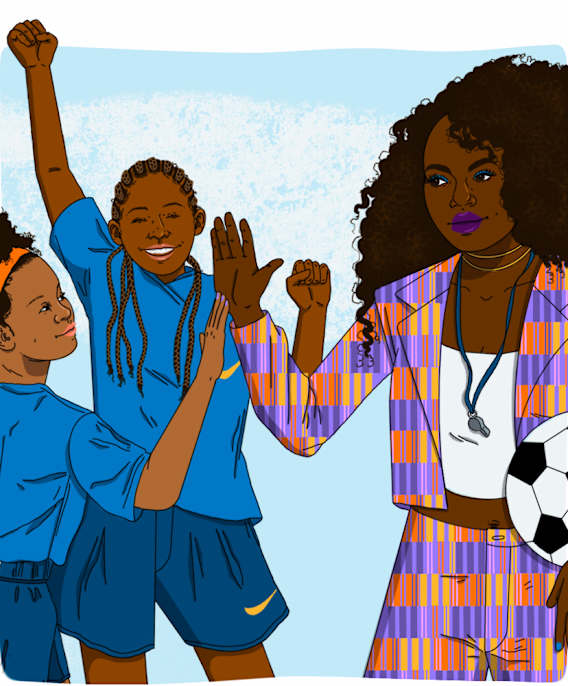 JJ Roble : apprendre aux filles à jouer au foot