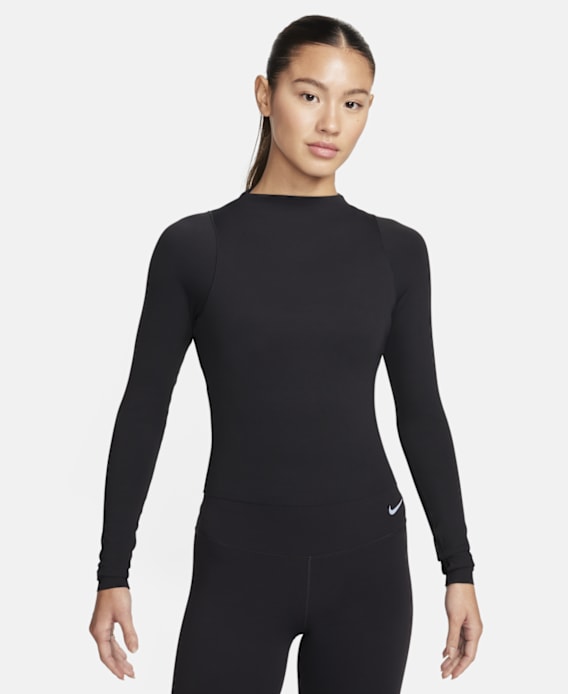 Nike Zenvy-overdeler: kroppsnære overdeler med himmelsk mykt InfinaSoft-materiale