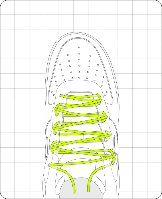 Transform your kicks with fresh lacing patterns