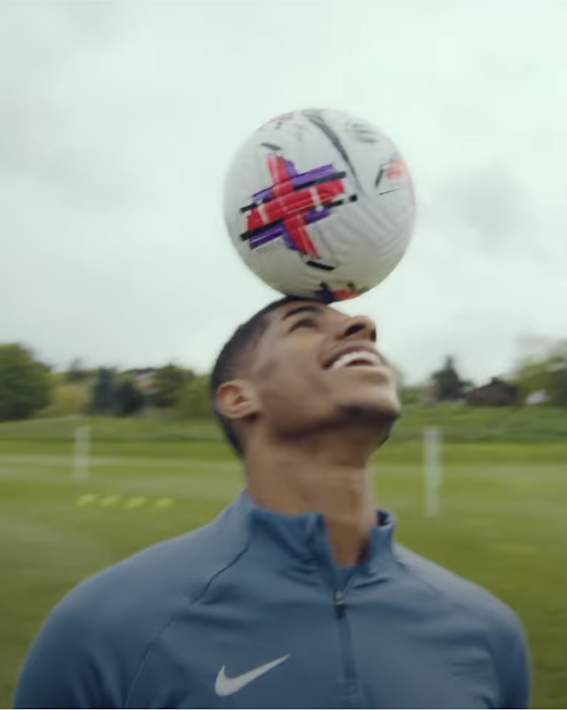 Athlète Nike : Marcus Rashford