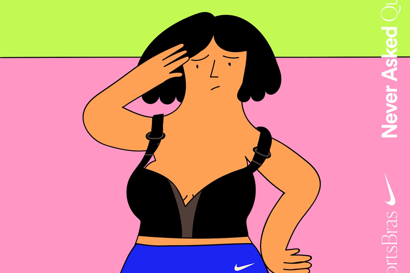 So verhinderst du, dass man deine Brustwarzen durch deinen Sport-BH sieht. NAQs