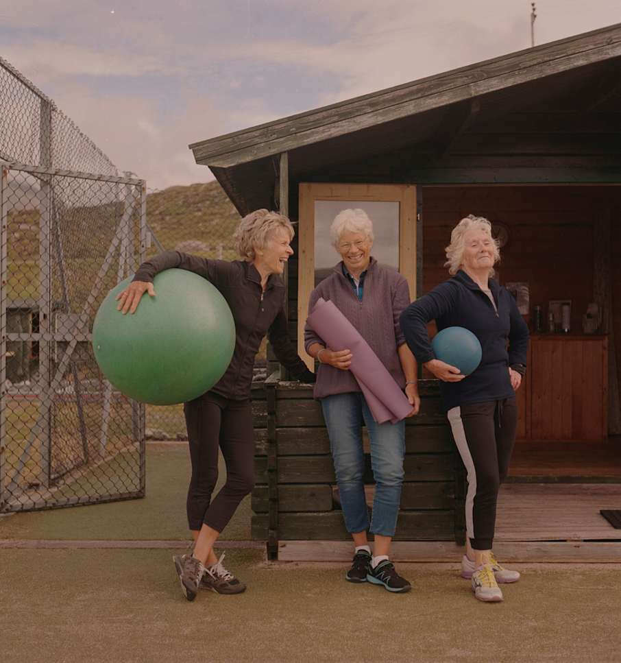 Le court de tennis de Bunabhainneadar