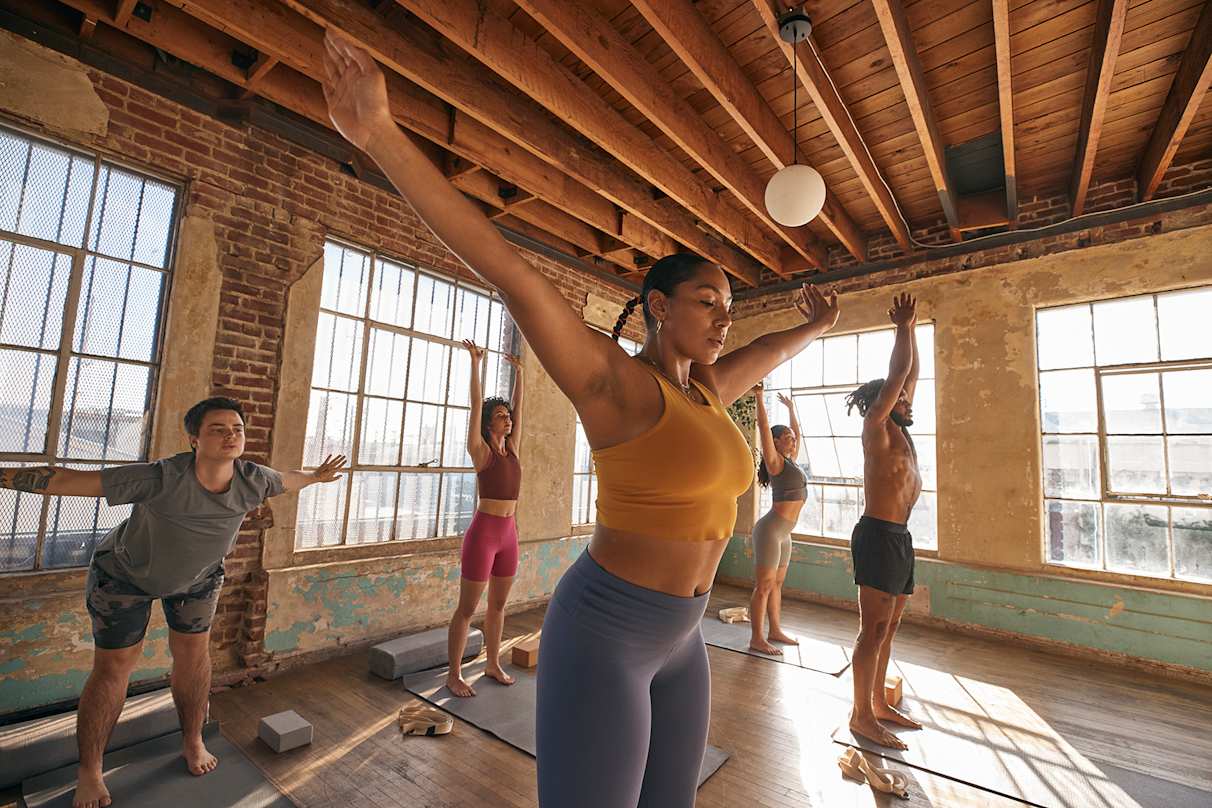 Best clothing for hot yoga, by Nike