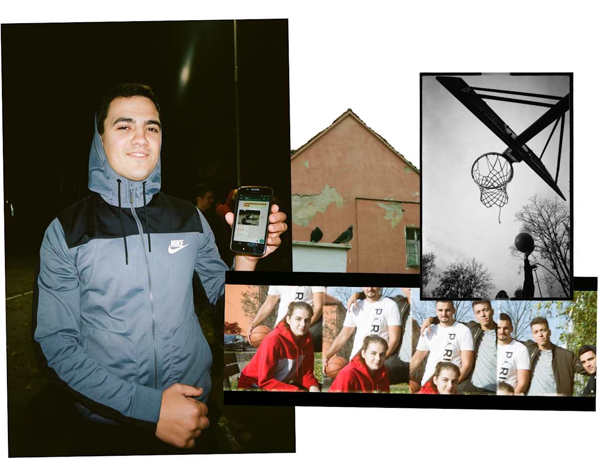 Courtside in Gajnice, Croatia