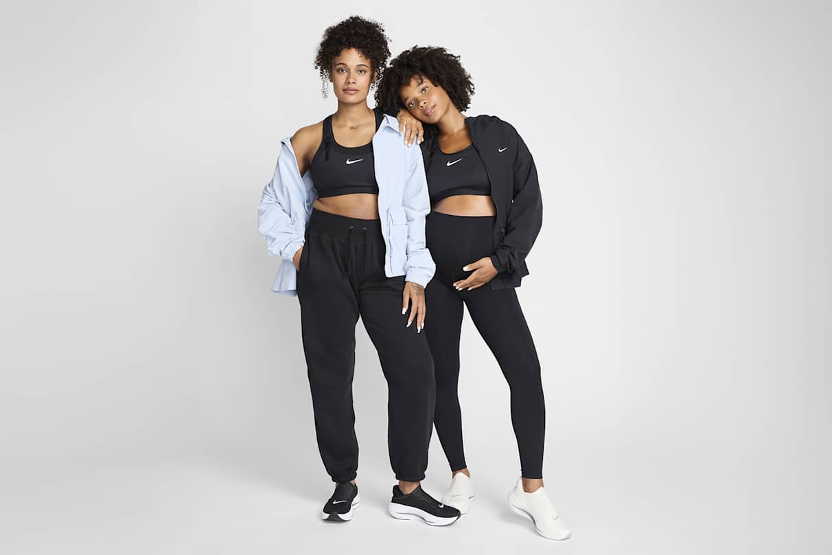 New maternity options at Nike: a wearable pumping sports bra and EasyOn pregnancy and postnatal shoes