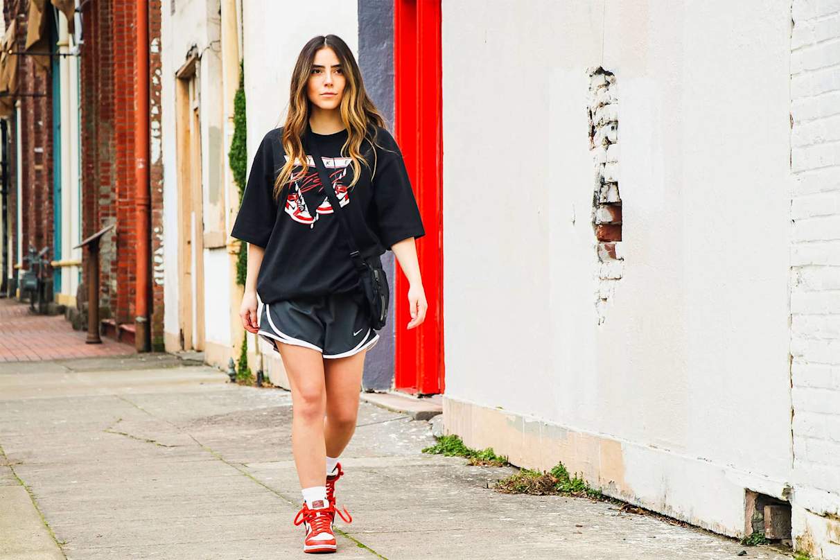 How to Style a Nike Oversized T-shirt