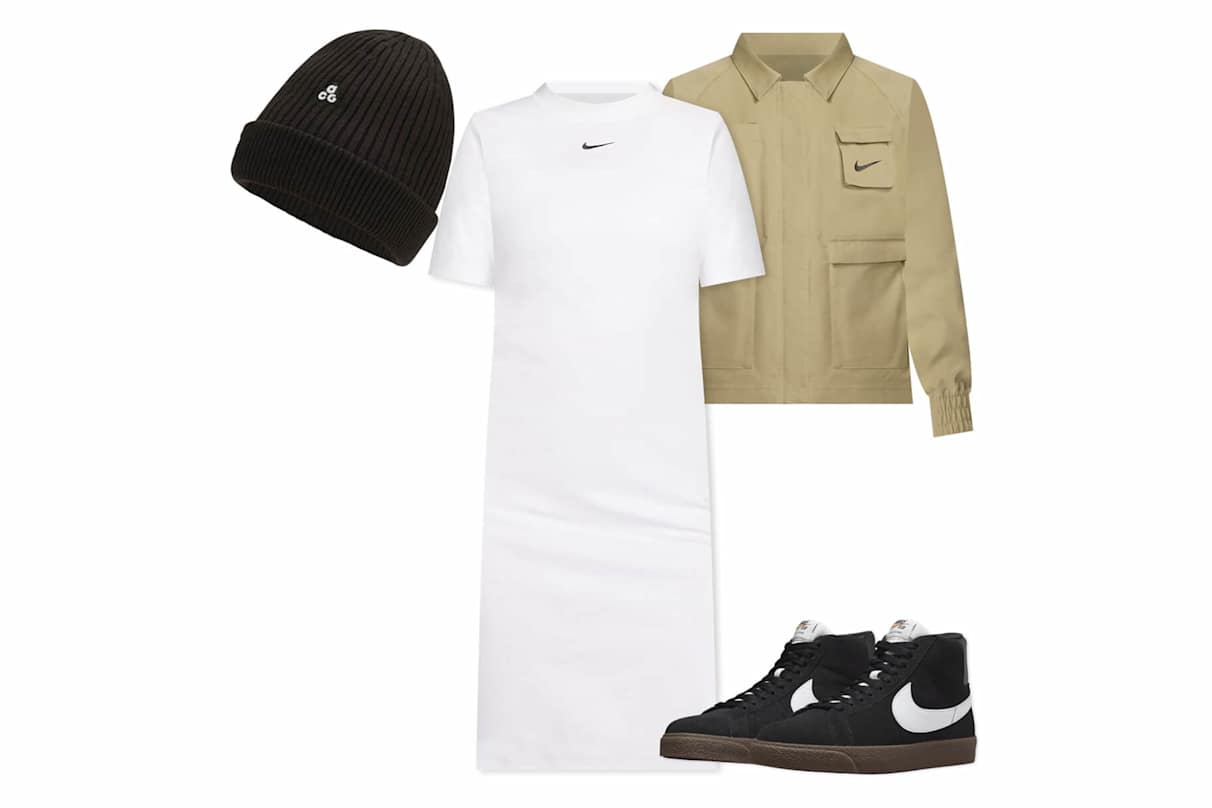 5 cute outfits with beanies by Nike