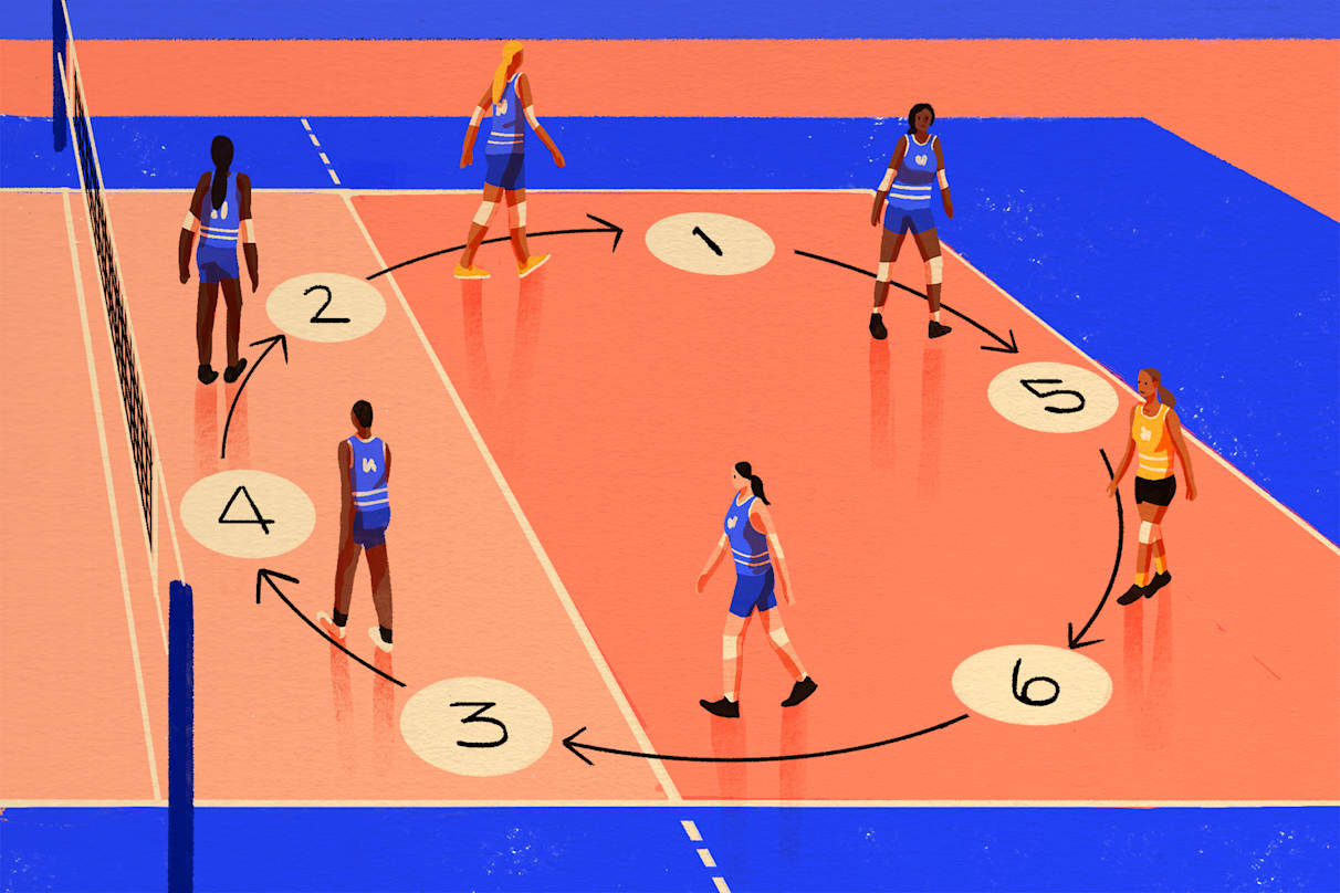 バレーボールにはどんなポジションがある?