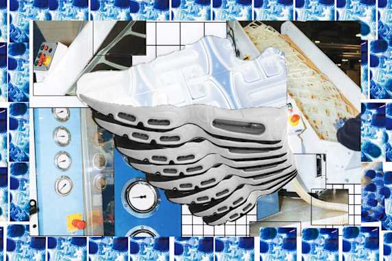 Výroba Nike Air s domácí recyklací