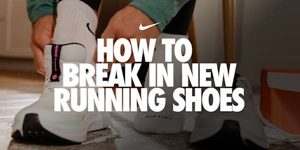 How to break in new running shoes